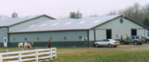 boarding with large indoor arena